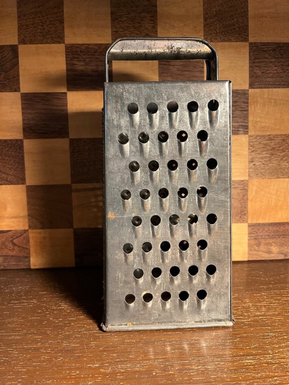 Vintage Metal Box Grater A344